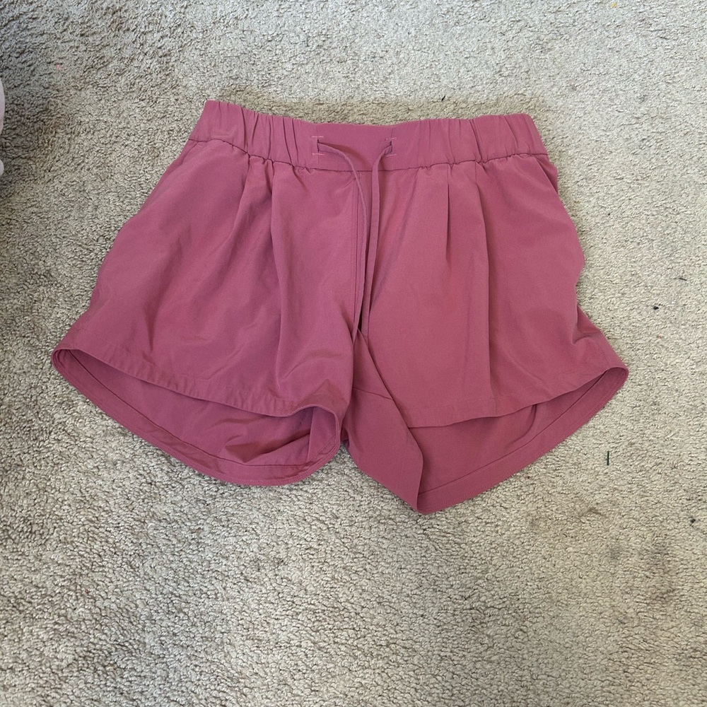 Women’s pink lululemon shorts size 6